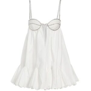 Miss Rossier Rhinestone Babydoll Dress